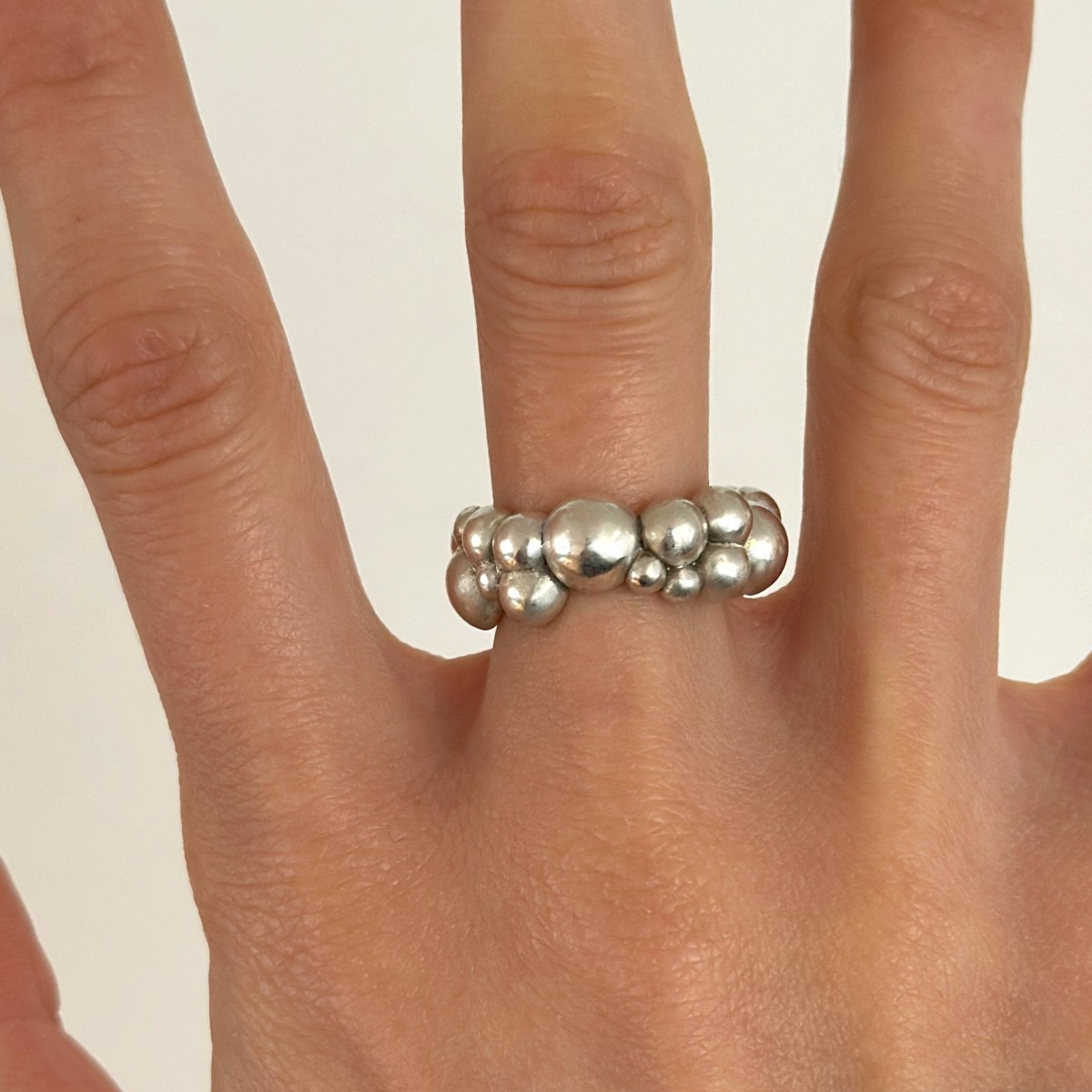 BUBBLE Ring, 925 Silber