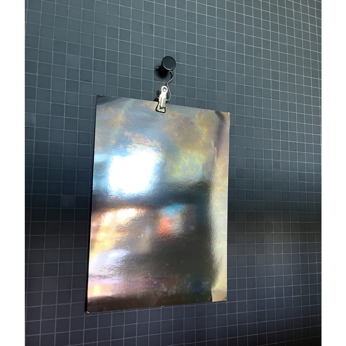 POSTER SUNRISE CHROM – Druck auf Spiegelkarton von not white studio