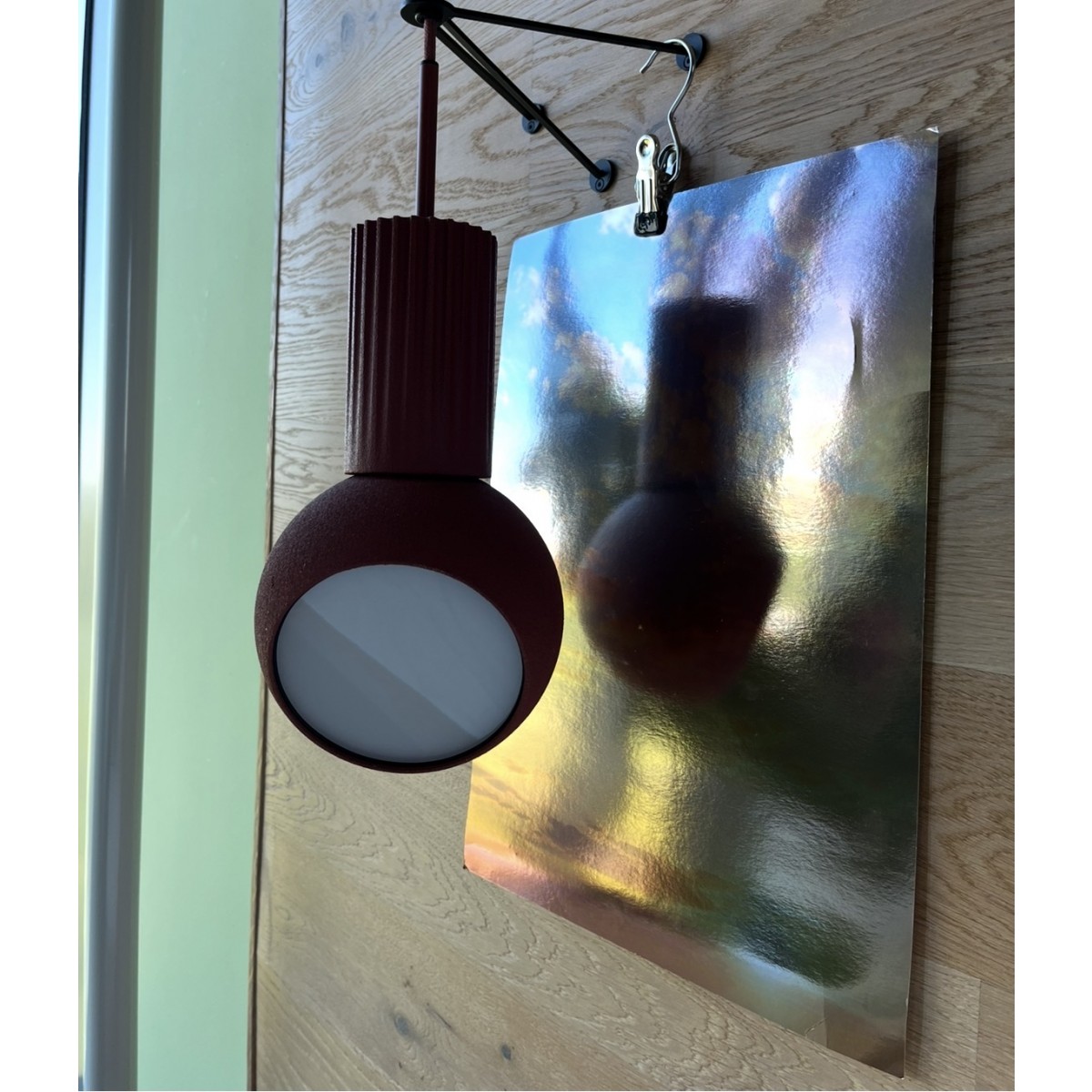 POSTER SUNRISE CHROM – Druck auf Spiegelkarton von not white studio