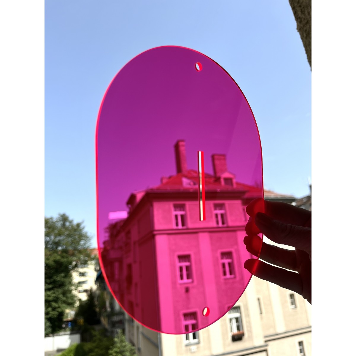 THE SUPER HOUSE NUMBER NEON RED - Hausnummer von not white studio