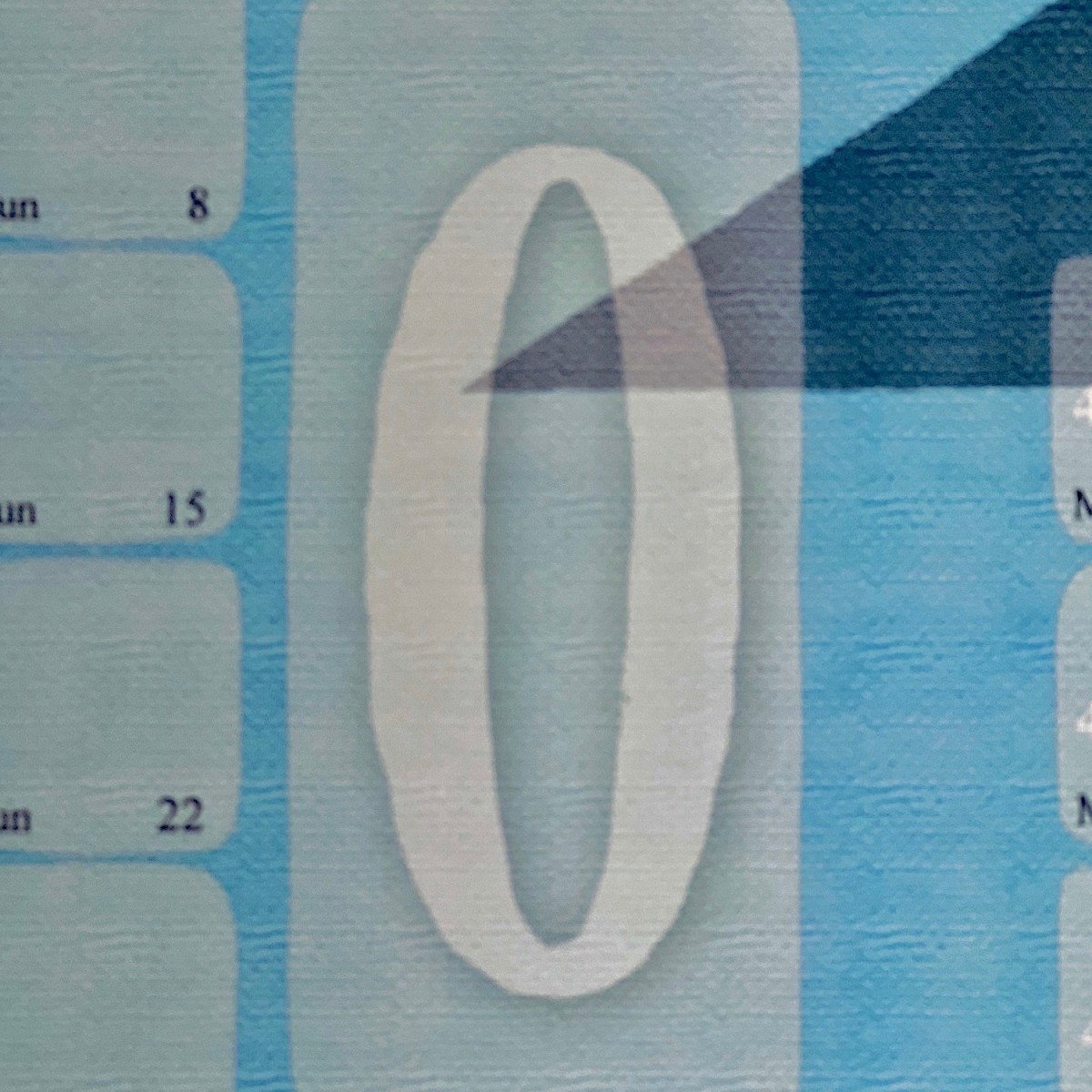 Kalender Yamka azurblue