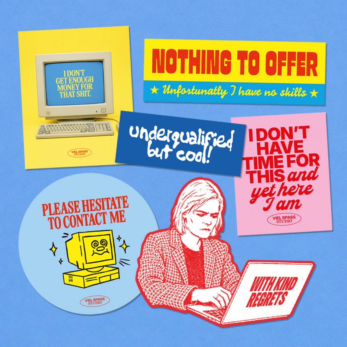 Laptop Stickerset – studio ciao