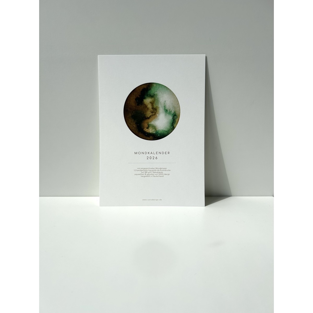 Mondkalender 2026, Tischkalender - SANS.