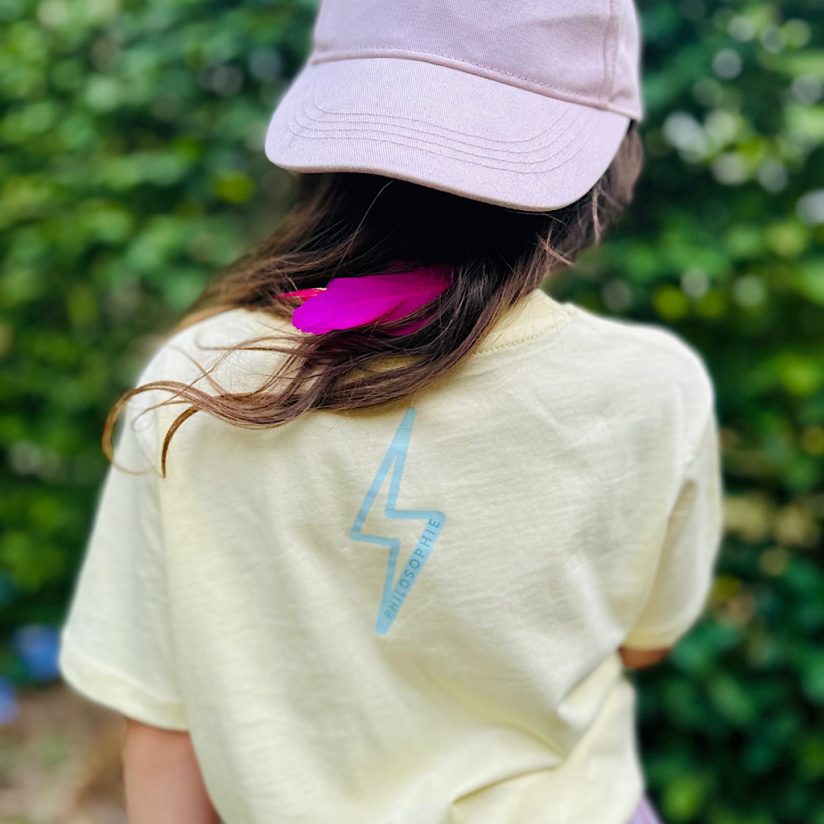 Kids Fun T-Shirt "Sunshine Fizz 2" mit Zwei Austauschbaren Patches | PHILOSOPHIE