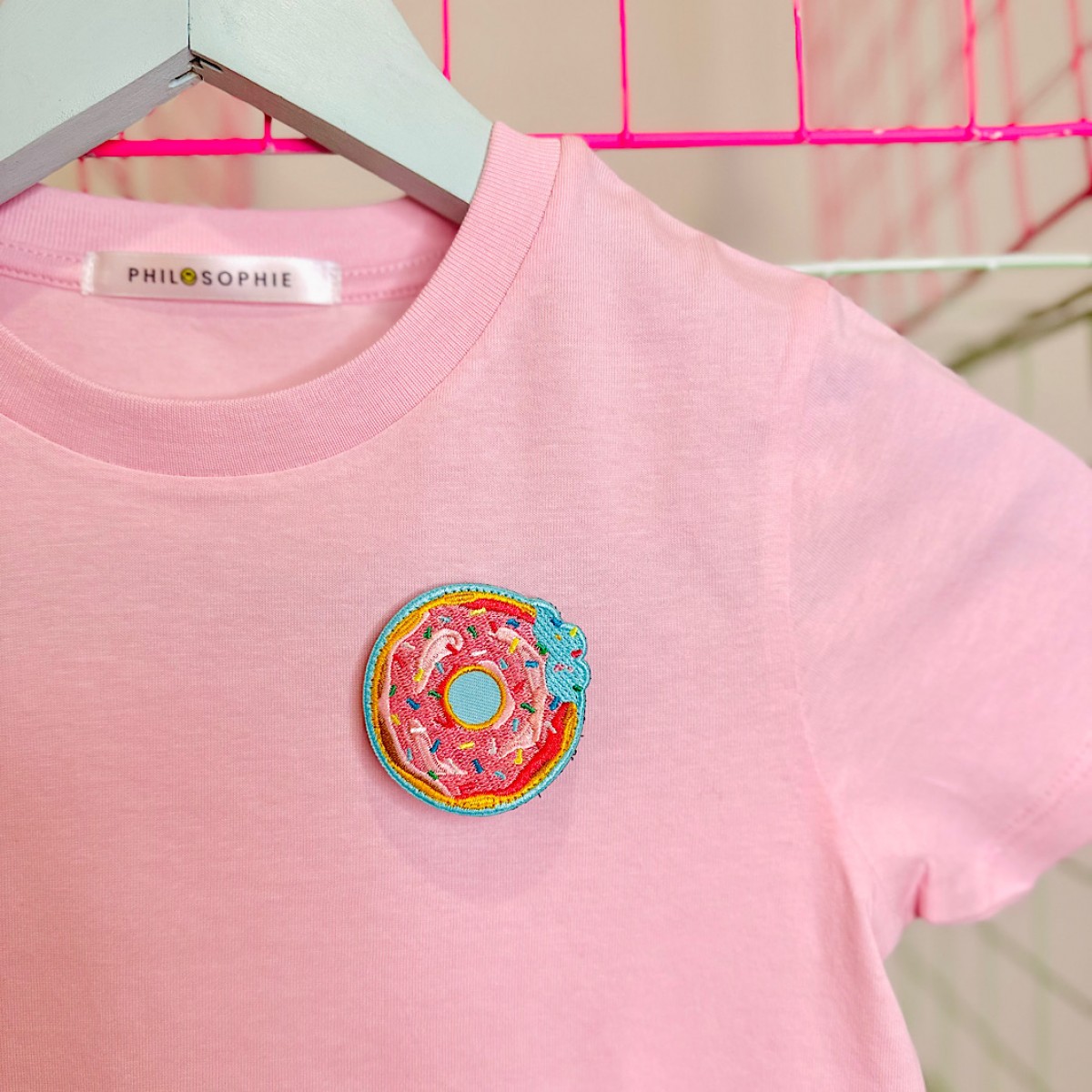 Kids Fun T-Shirt "Bubblegum Bliss 2" mit Zwei Austauschbaren Patches | PHILOSOPHIE