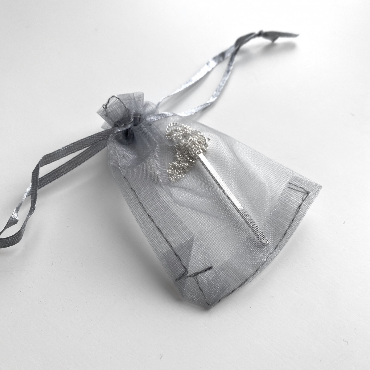 nahili KETTE UNIKAT "minimal Stäbchen" mit silberner langer oder kurzer Gliederkette - 925 Silber