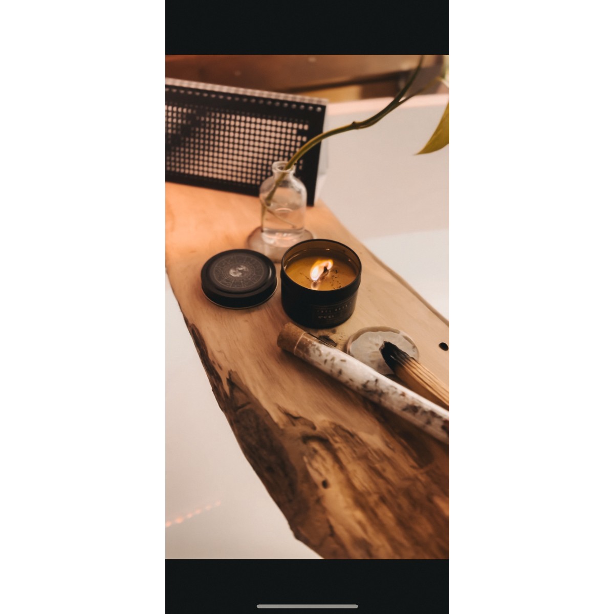 Edelstein Duftkerze Sojawachs & Holzdocht // ShellyCreates