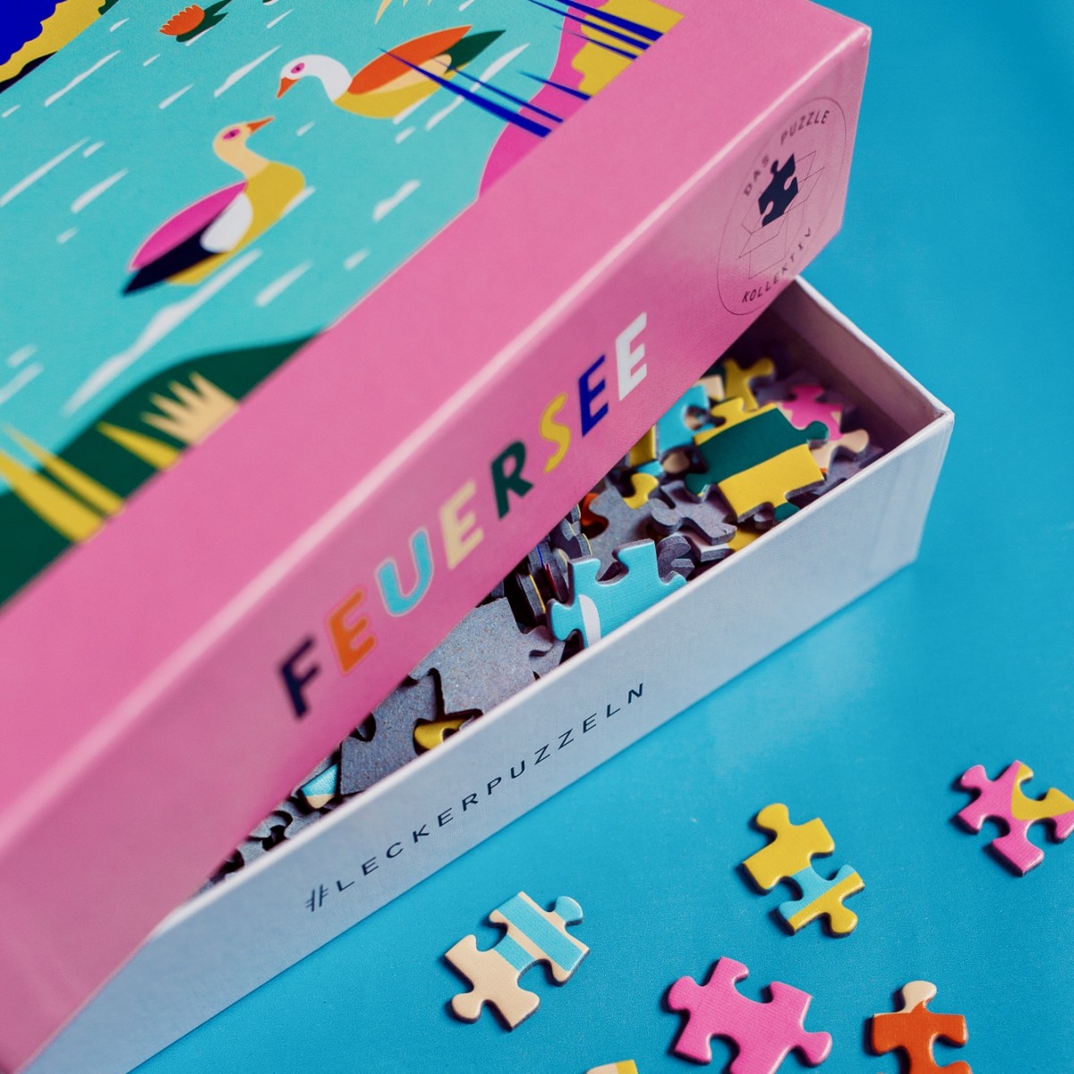 Das Puzzle Kollektiv - Puzzle "Feuersee" 1000 Teile