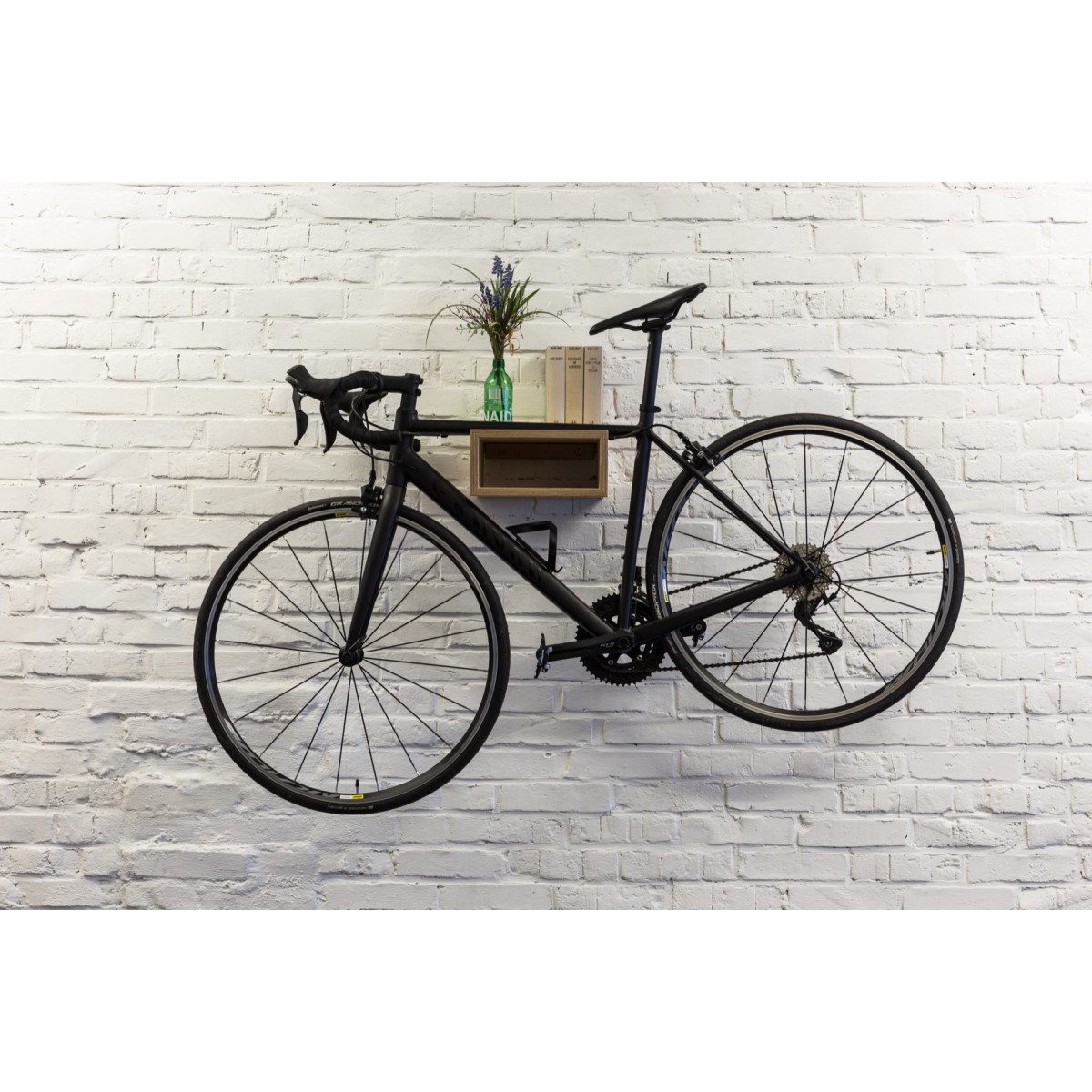 GUSTAV Fahrrad Wandhalterung aus Holz