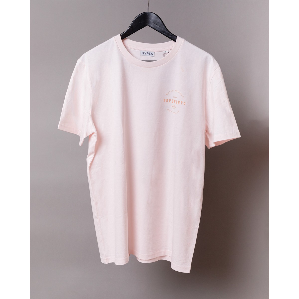 HYRES Unisex T-Shirt Esperanto / Candy Pink