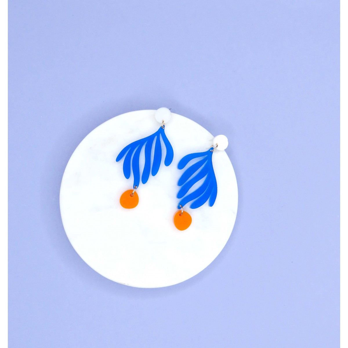 niemalsmehrohne - Matisse Design Leaf Ohrringe