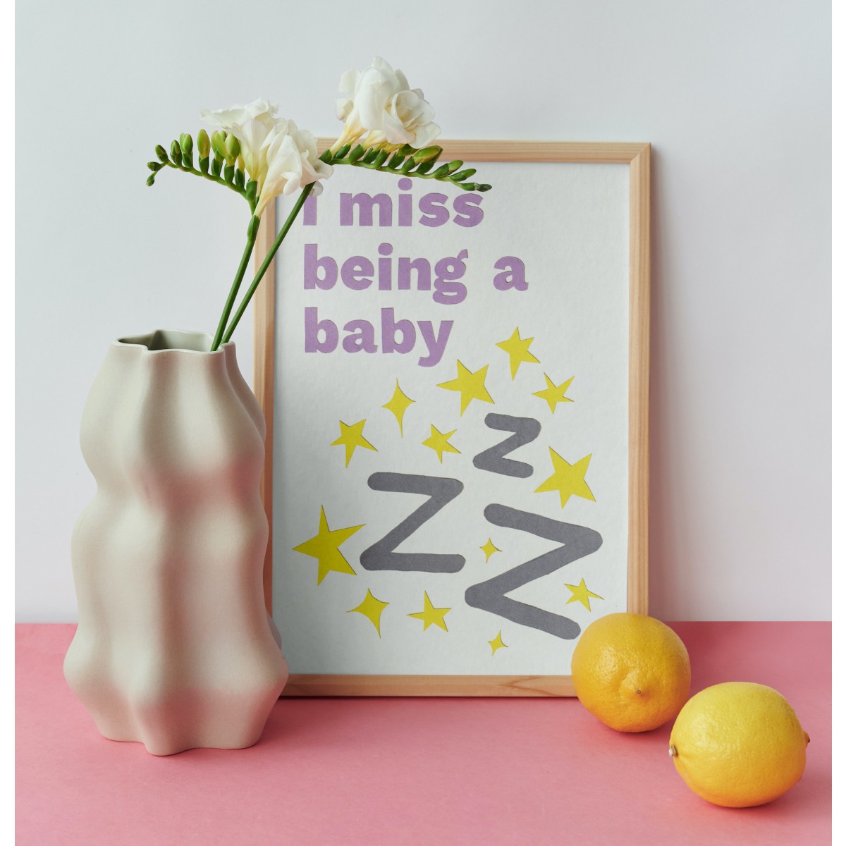 I miss being a baby – Print von Lavanda Posters