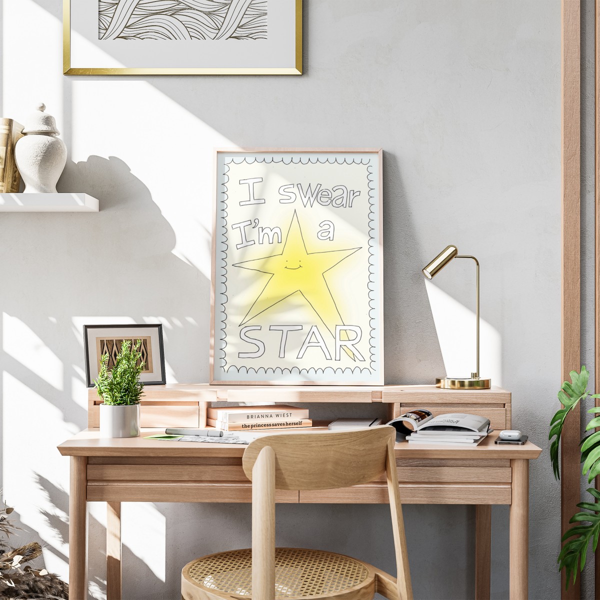 I swear I'm a star – Print von Lavanda Posters