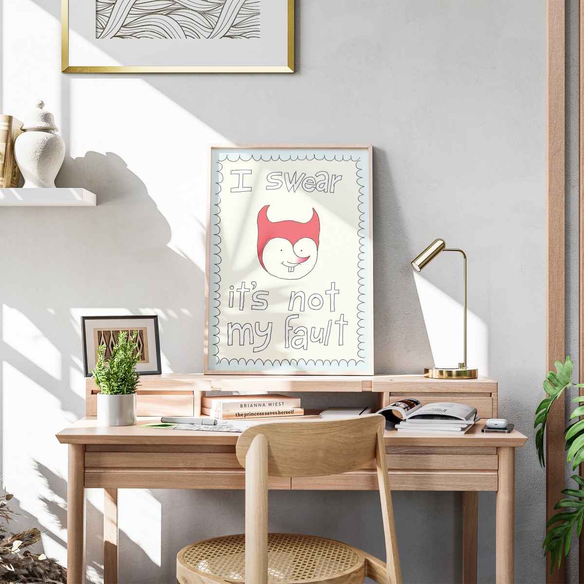 I swear it's not my fault – Print von Lavanda Posters