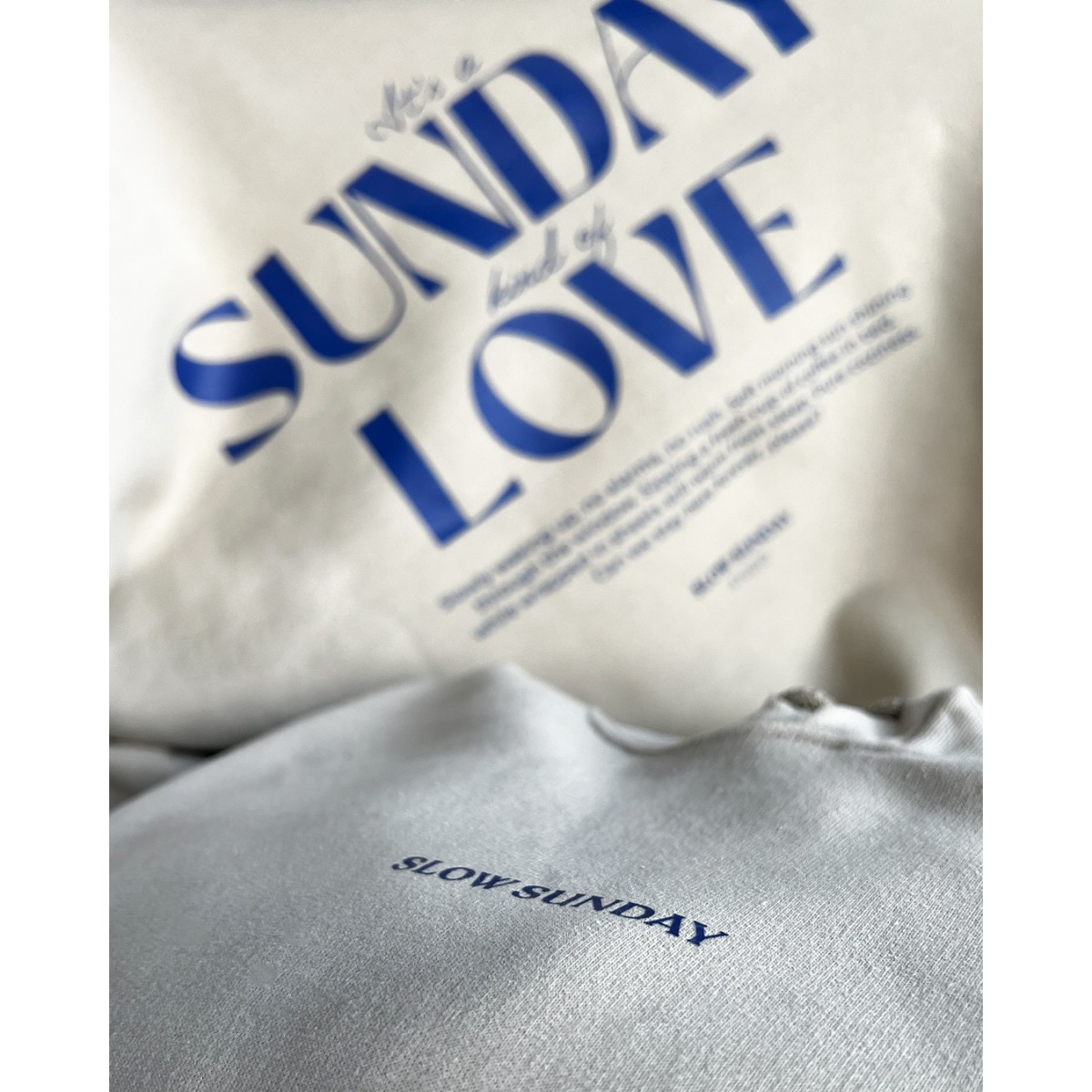 Its a Sunday kind of Love | Slow Sunday Hoodie | Backprint Unisex