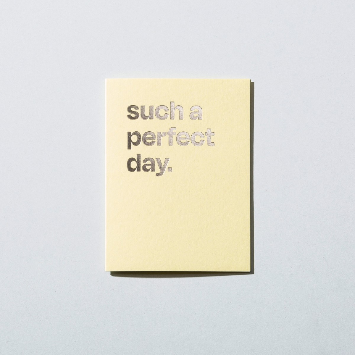 Grußkarte perfect day · sorbet yellow – Jo the brand