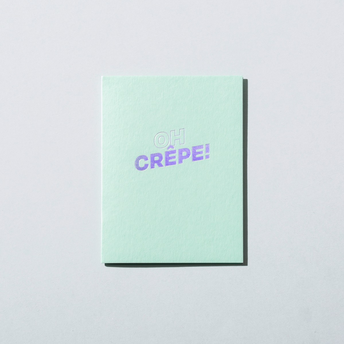 Grußkarte oh crêpe · new green – Jo the brand