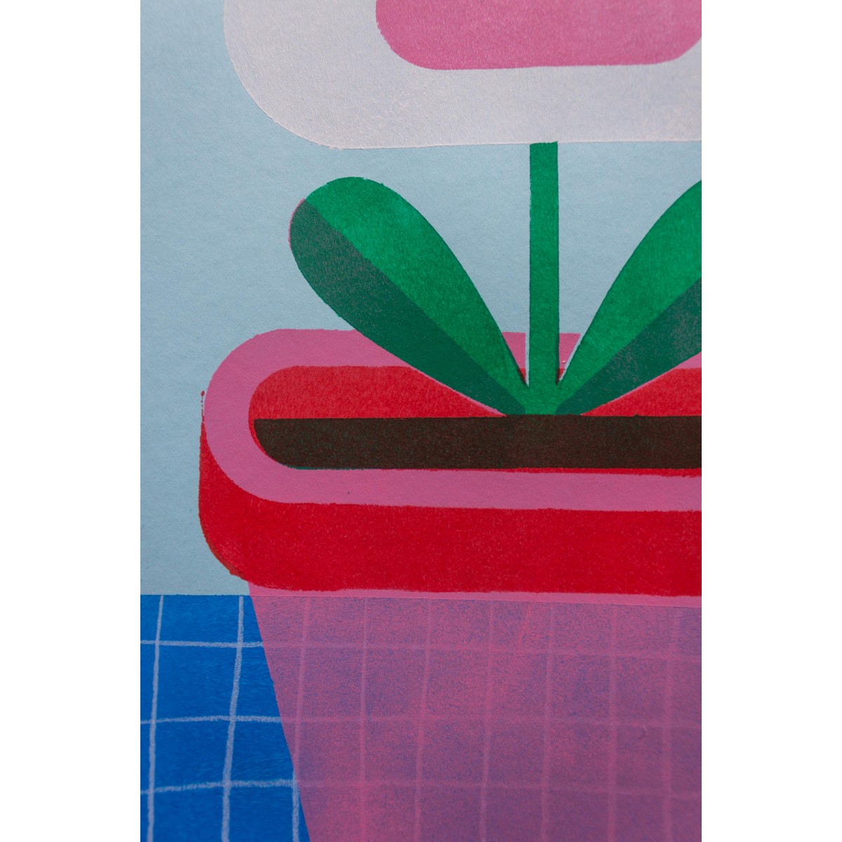 Martin Krusche - Schablonendruck »Junge Blume«, DINA4
