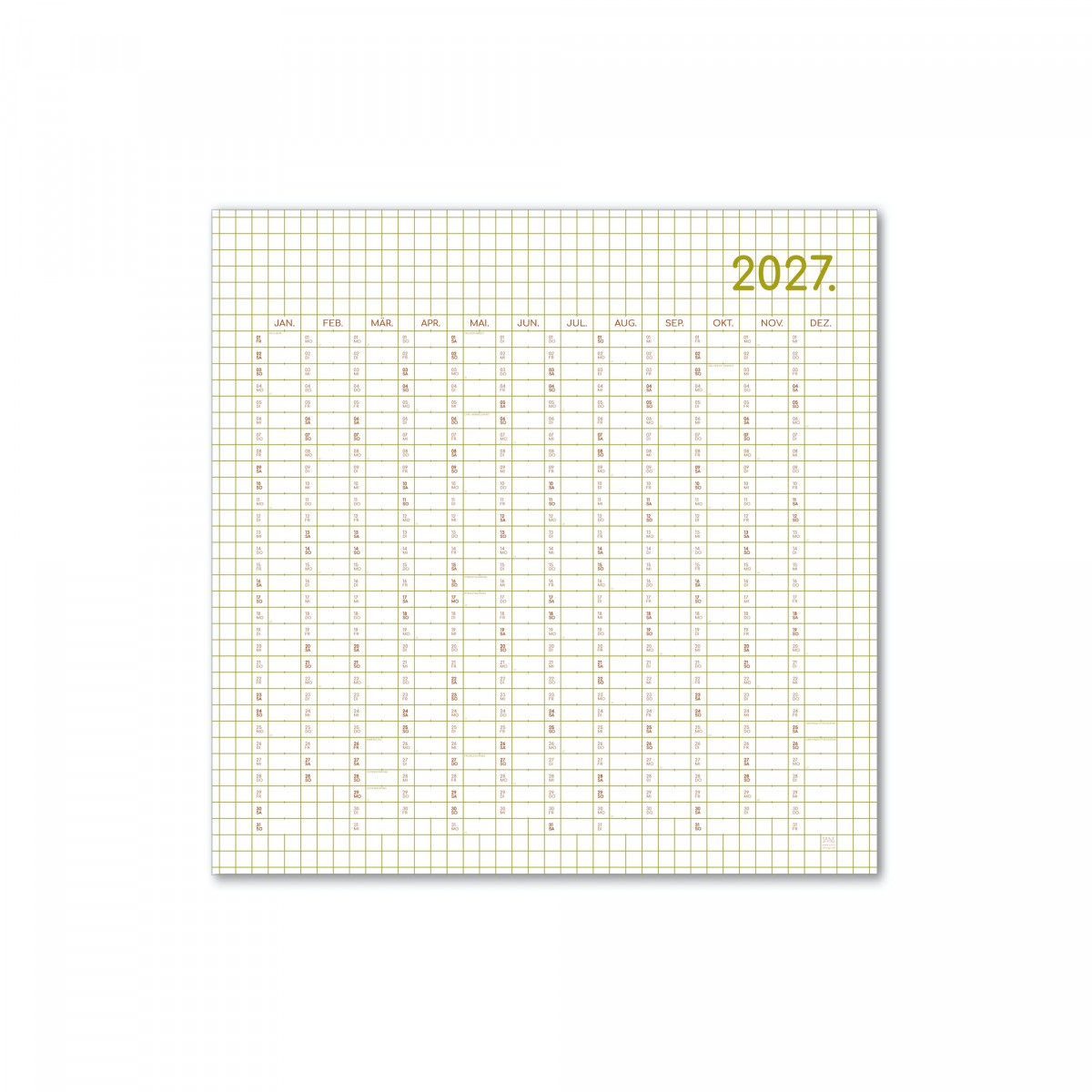 Kalenderposter 2027 - SANS