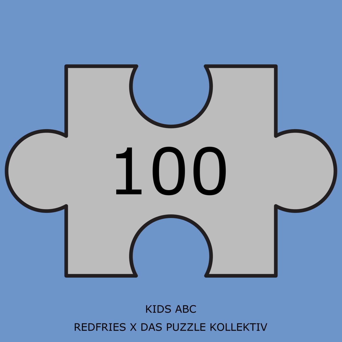 Das Puzzle Kollektiv - "KIDS ABC" 100 Teile