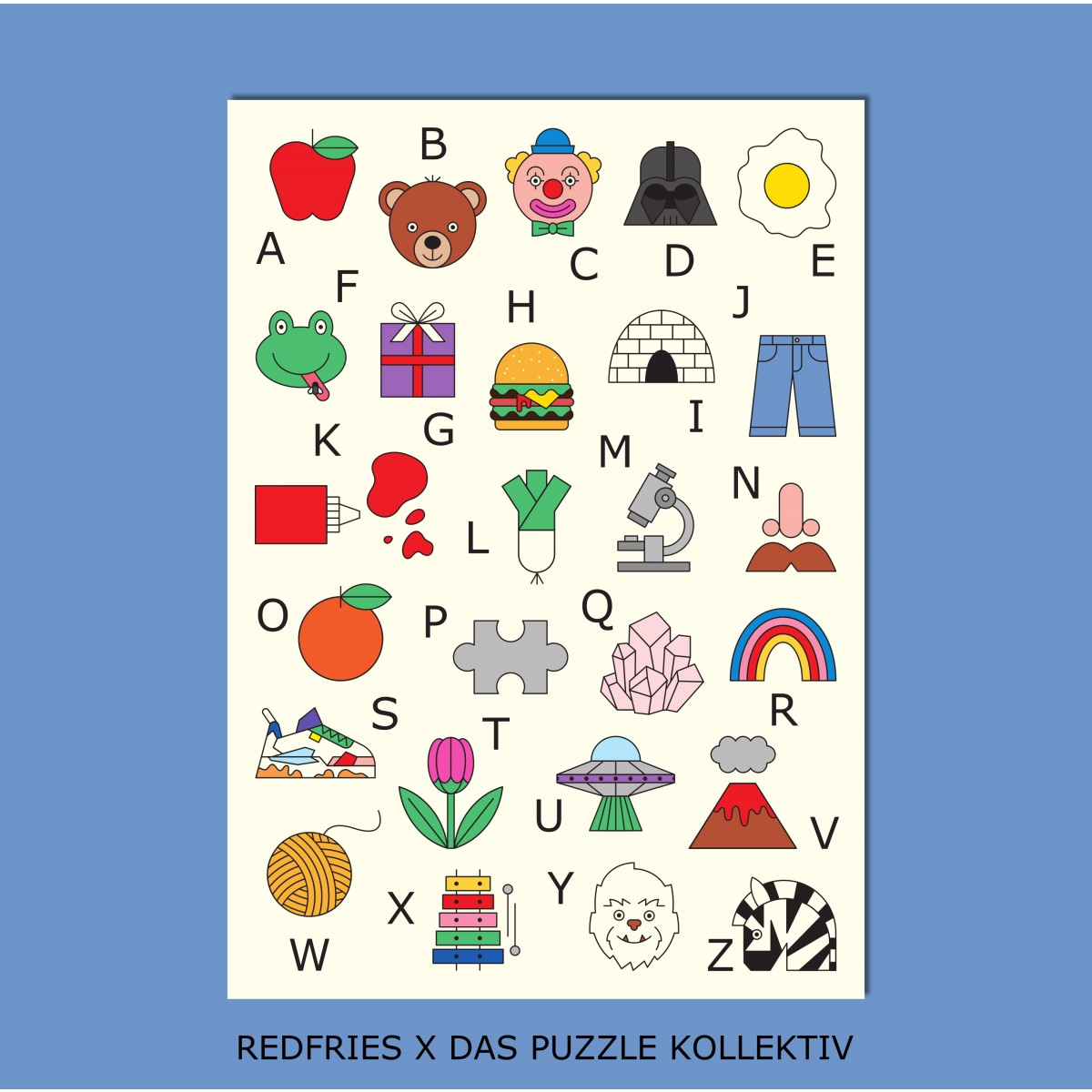 Das Puzzle Kollektiv - Puzzle "KIDS ABC" 40 Teile