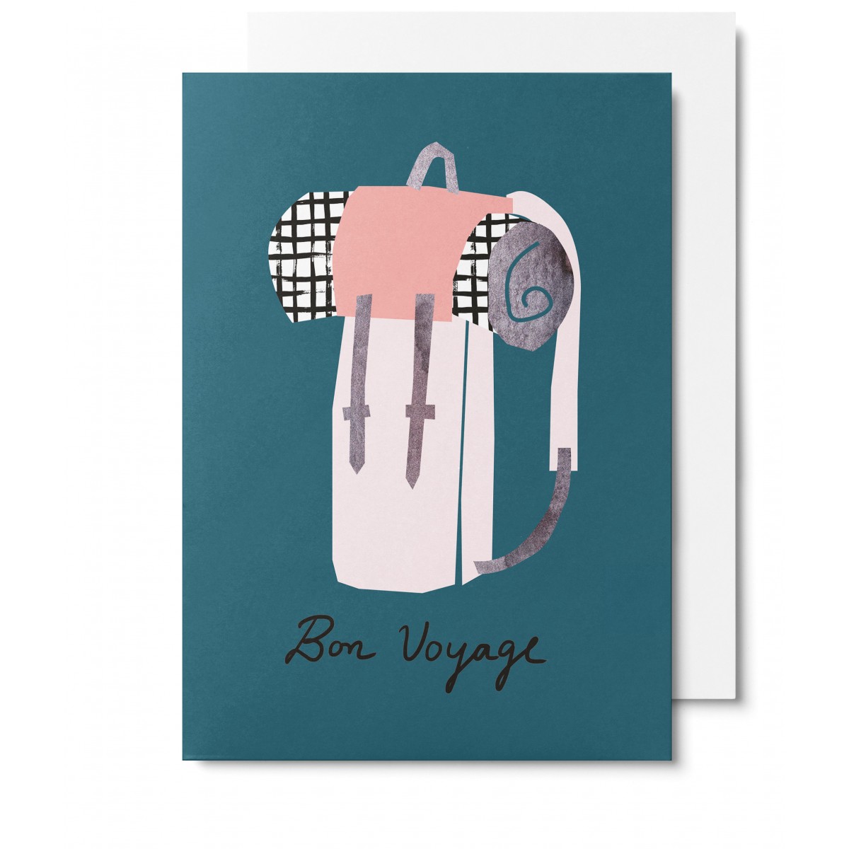 UNTER PINIEN Bon Voyage - Klappkarte mit Umschlag