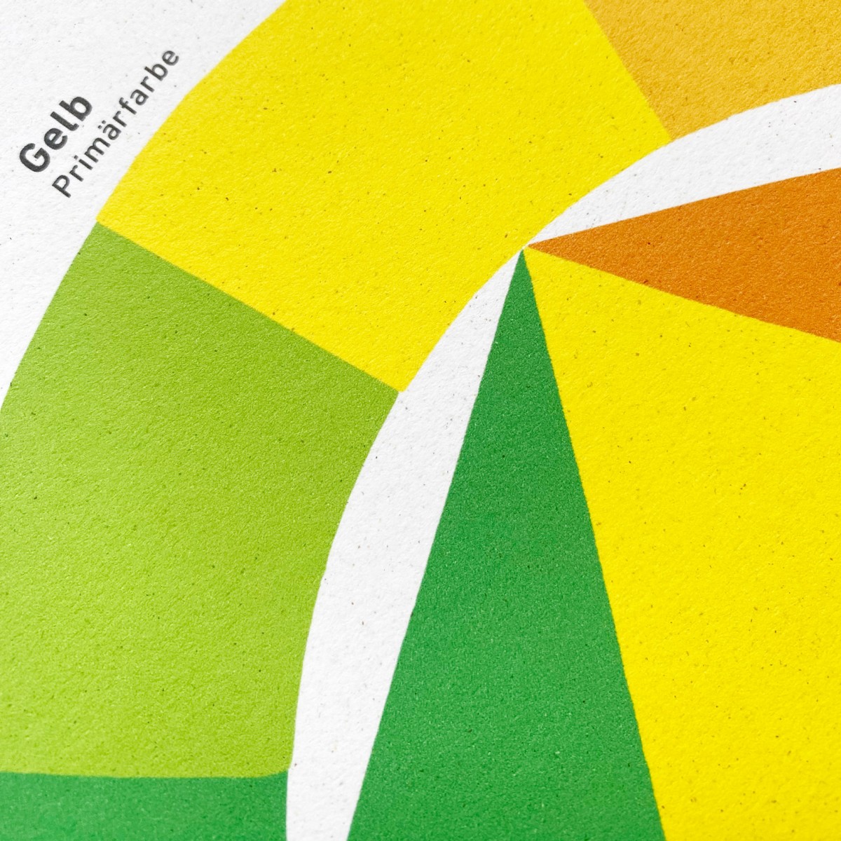 KLEINWAREN / VON LAUFENBERG Das Farbkreis-Poster mit Posterleiste