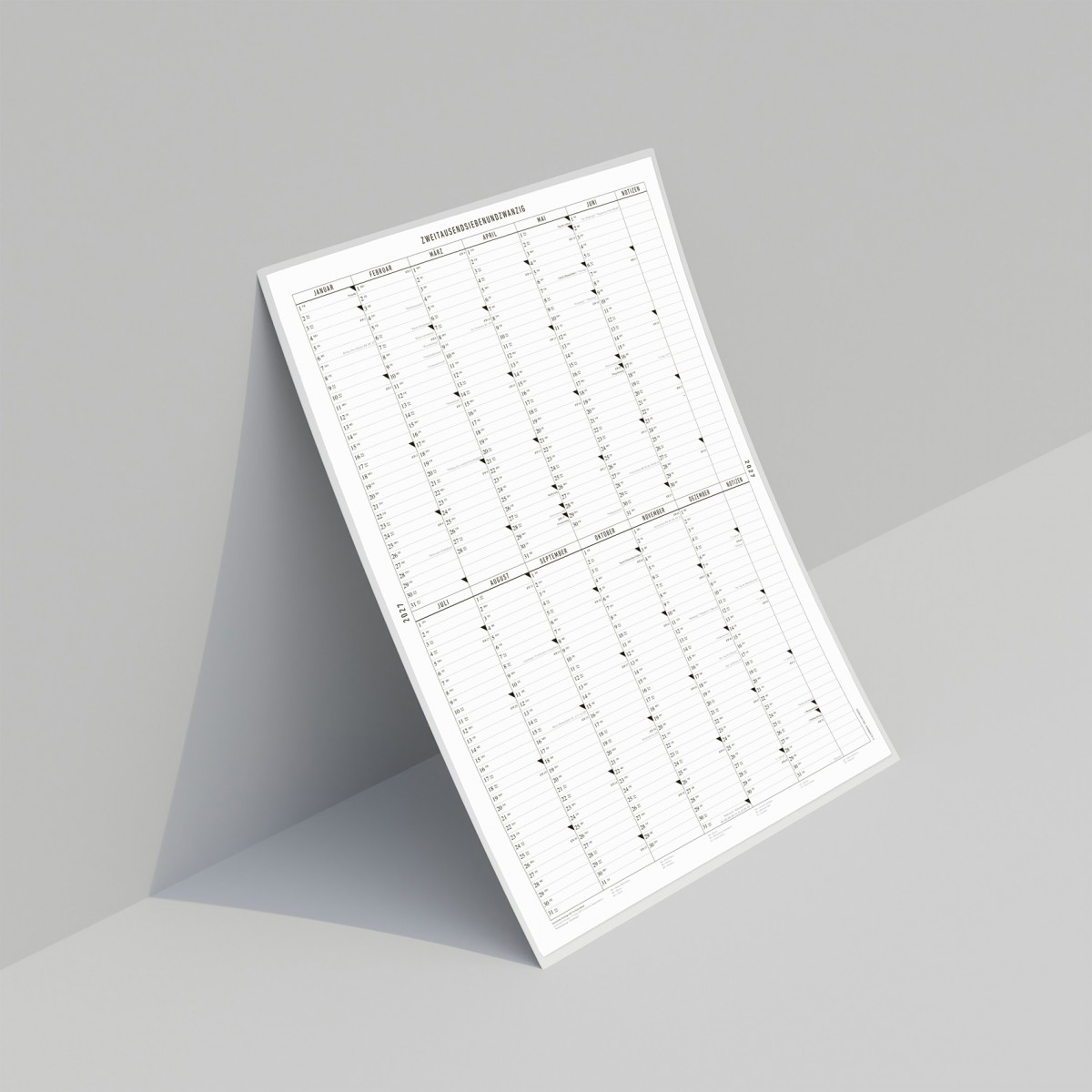 KLEINWAREN / VON LAUFENBERG Der A1 Wandkalender 2027