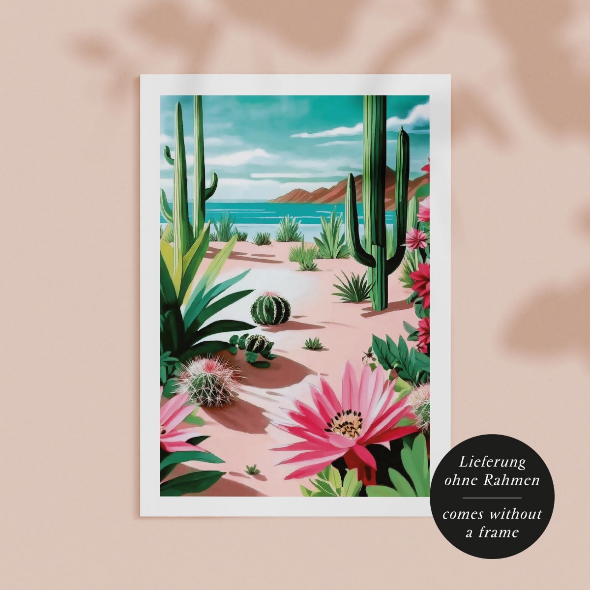 Amy & Kurt Berlin Artprint "Kaktus Beach"