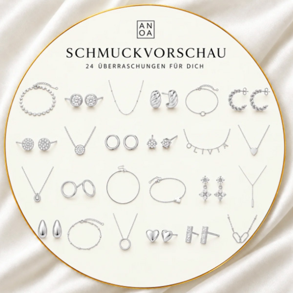 Anoa Personalisierter Schmuck Adventskalender 2026