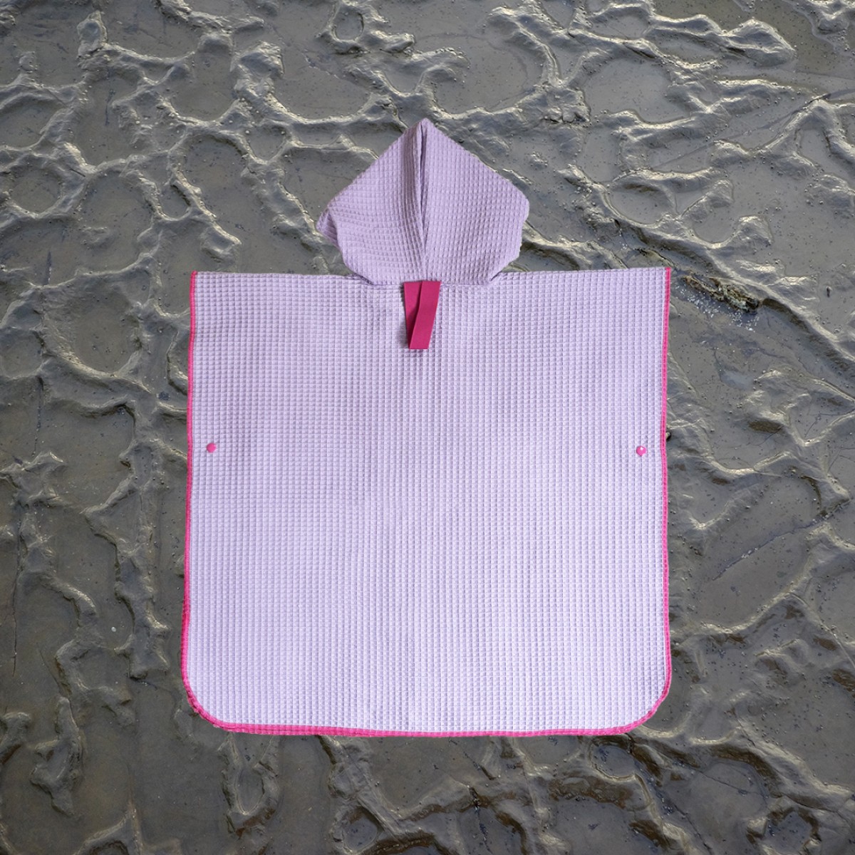 We Make Patterns - Kinderponcho Lila
