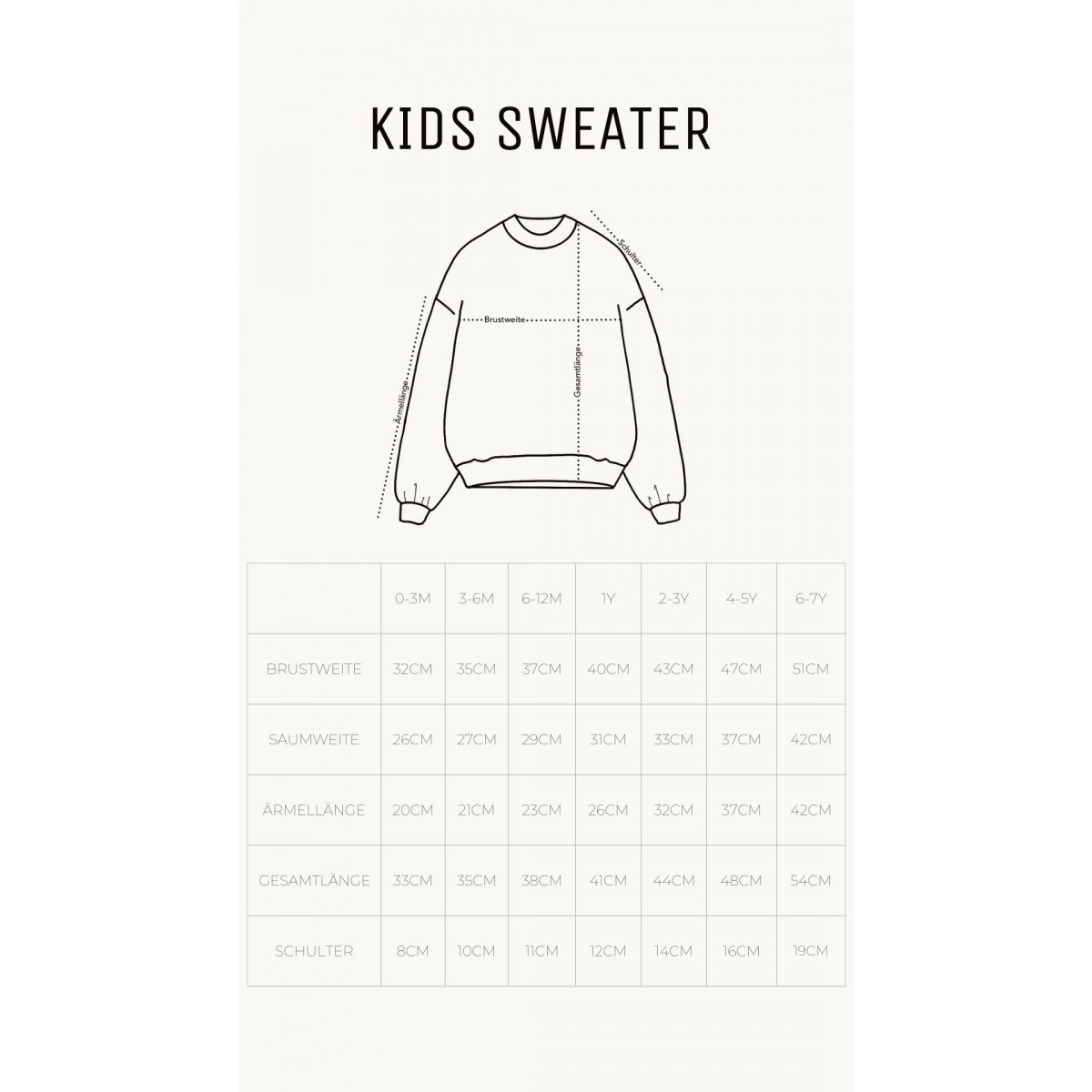 KIDS Sweater l Amore l melots 