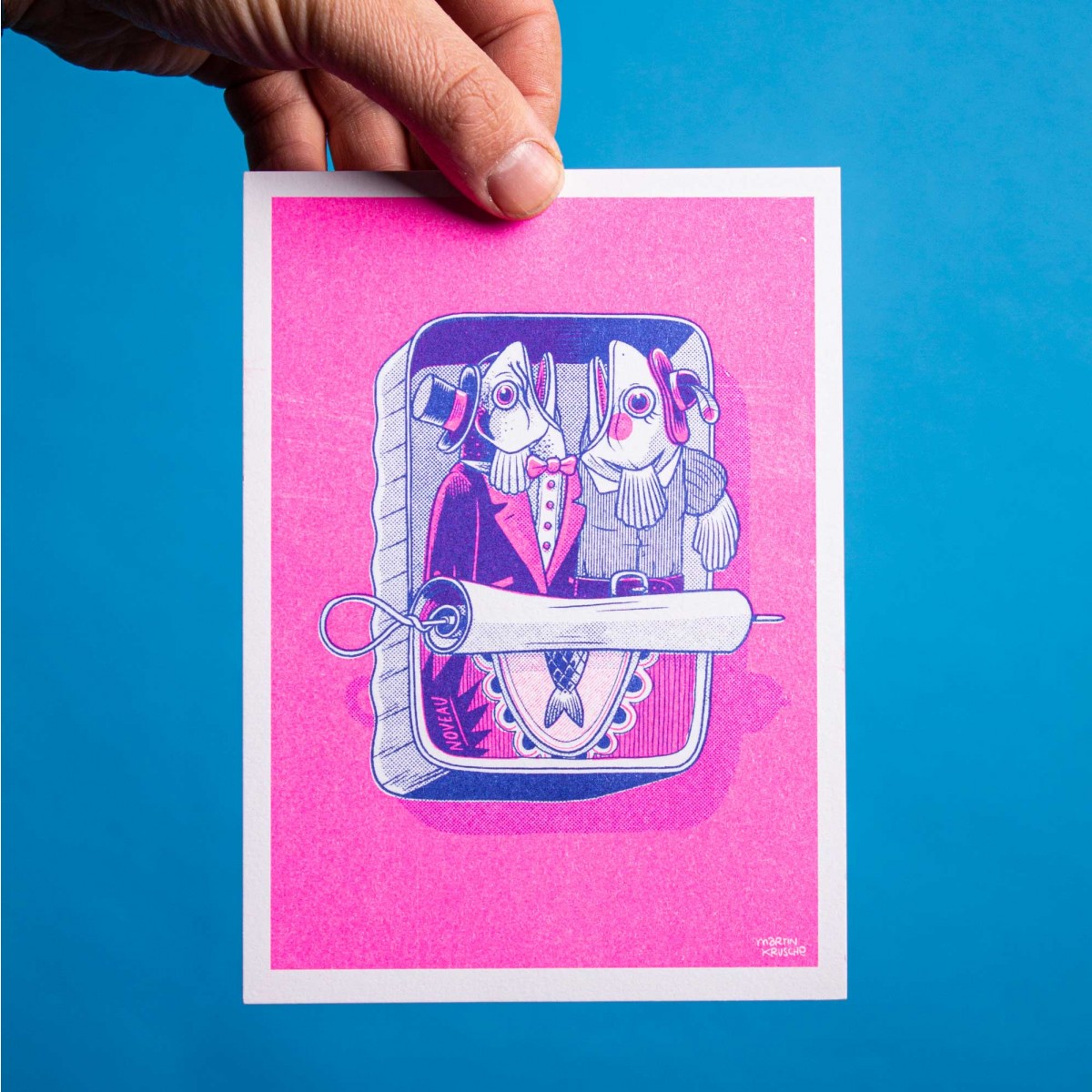 Martin Krusche - Risographie »Konserve«, 13x18cm