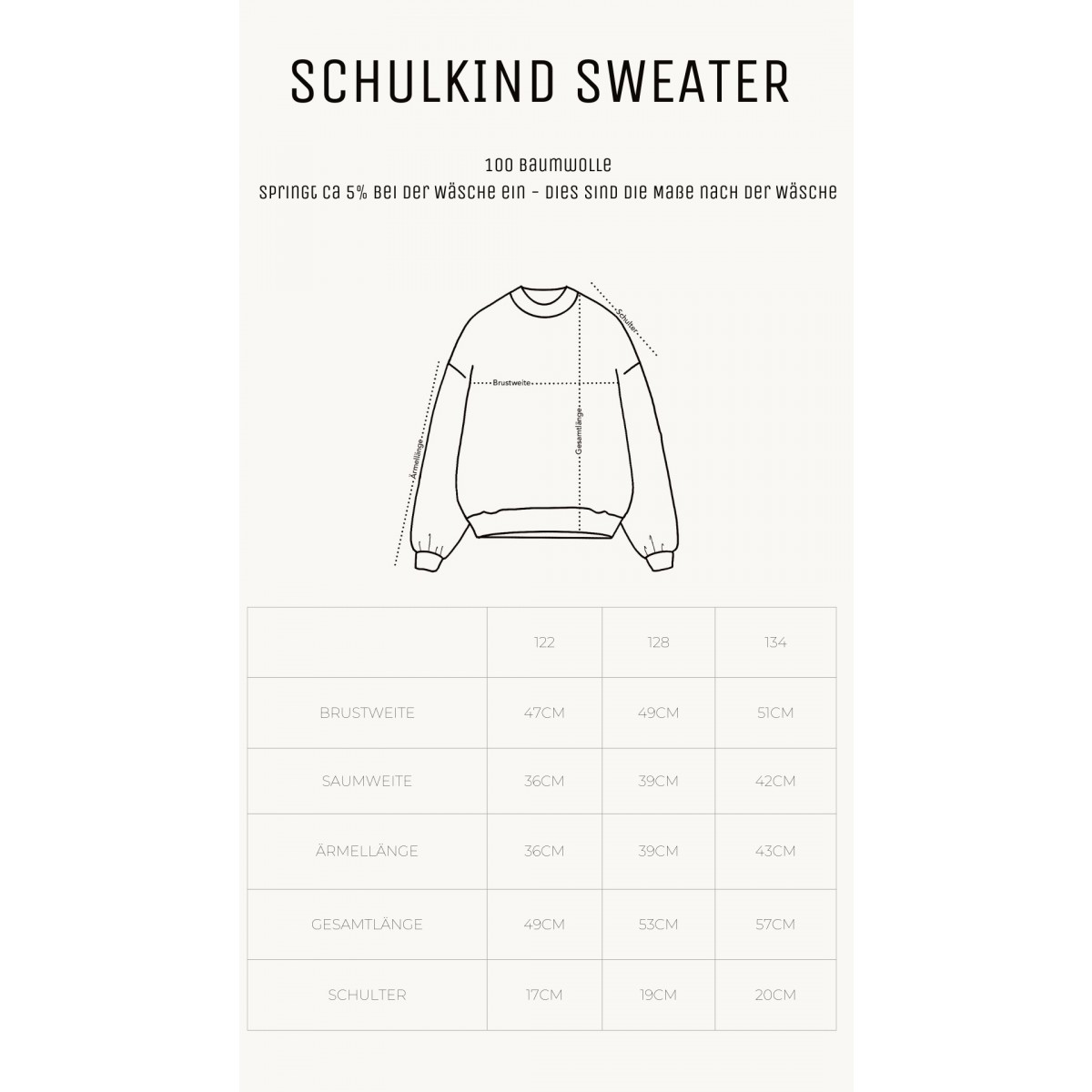 Schulkind Sweater blau l melots