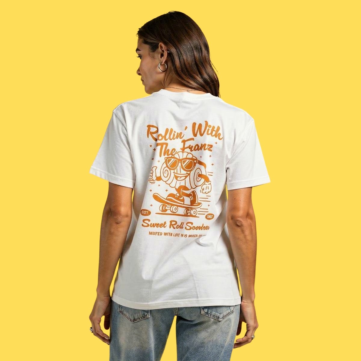 Franzbrötchen T-Shirt Unisex Off-White