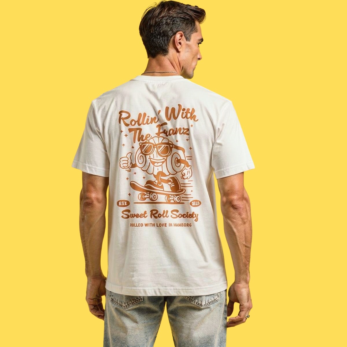 Franzbrötchen T-Shirt Unisex Off-White