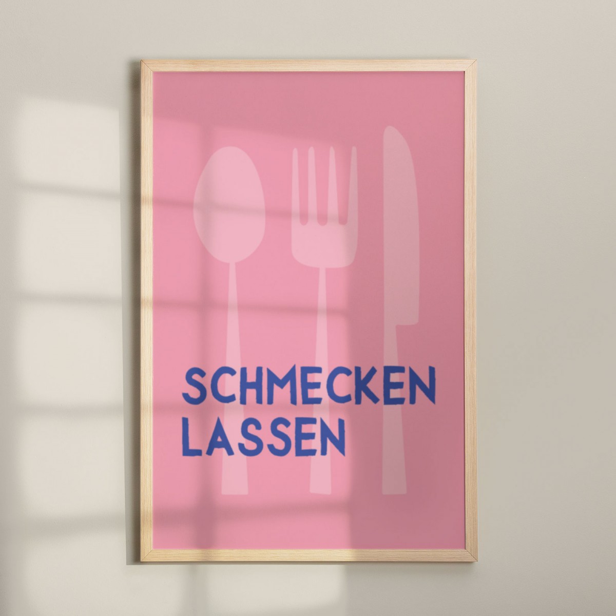 vonsusi - Poster "Schmecken lassen" für die Küche