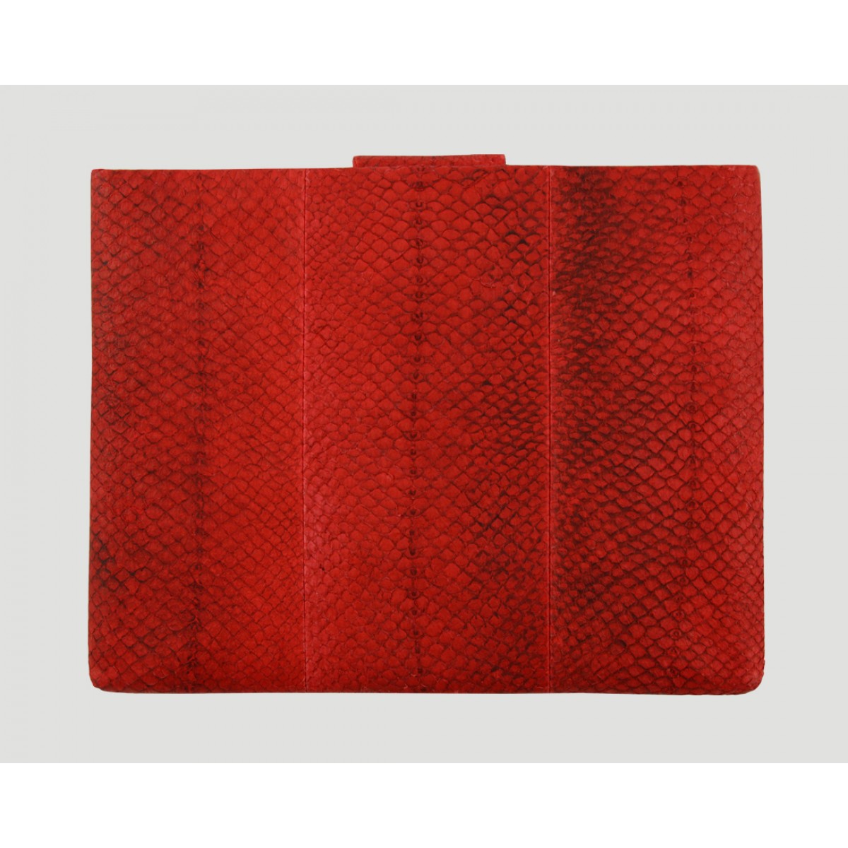 iPad case Lachsleder, rot