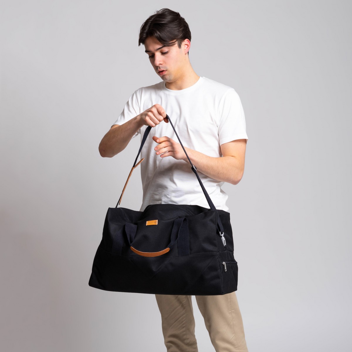MULINU Reisetasche/Weekender CLASSIC LASSE Schwarz
