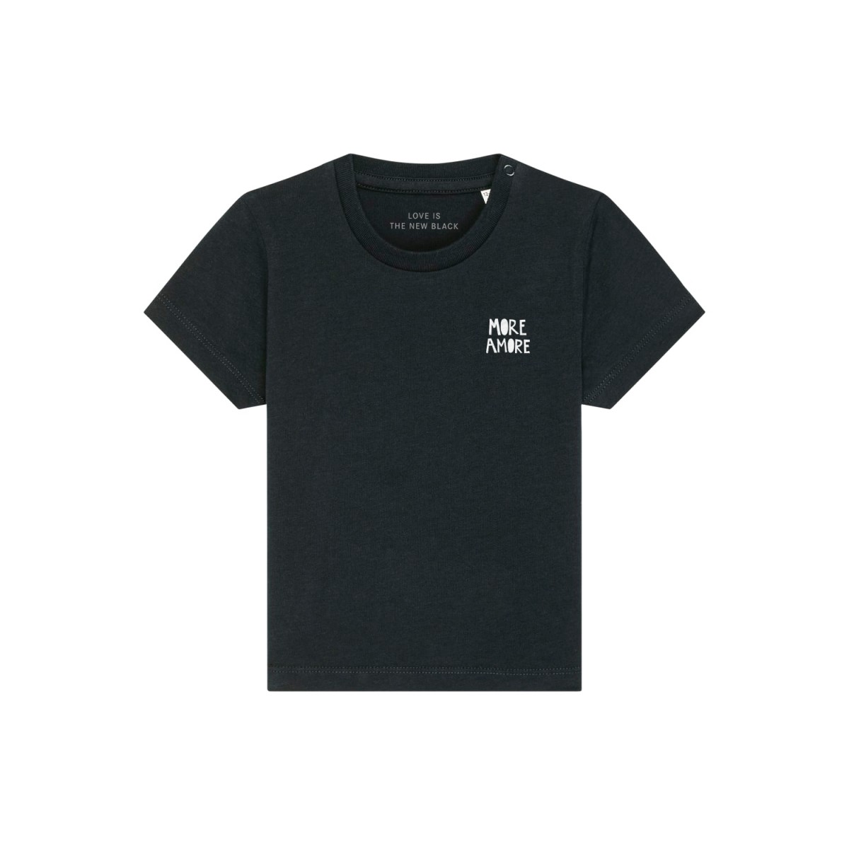 Love is the new black - MORE AMORE Baby - Shirt mit Druck