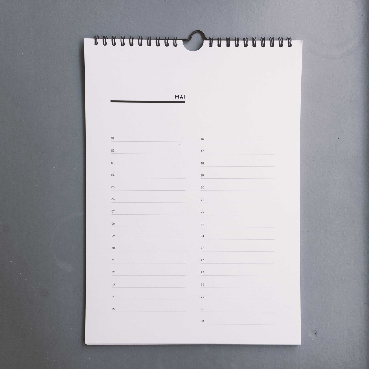 Geburtstagskalender / Immerwährend