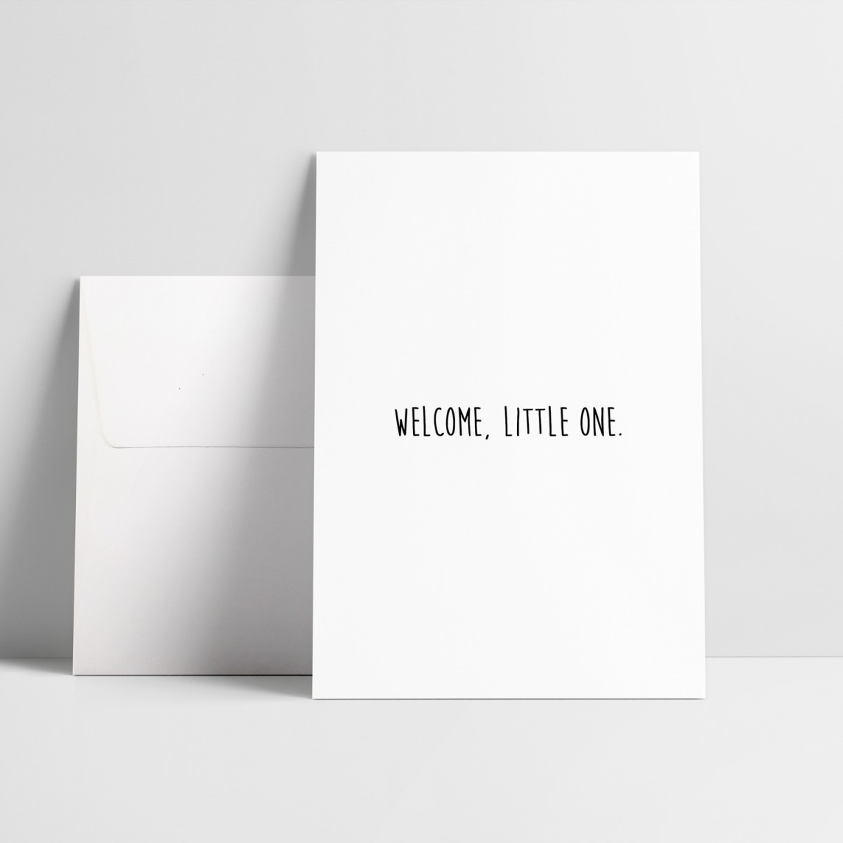 Grußkarte "Welcome little one"