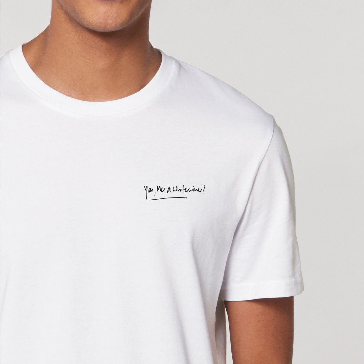 Love is the new black — Whitewine / Unisex T-Shirt mit Print