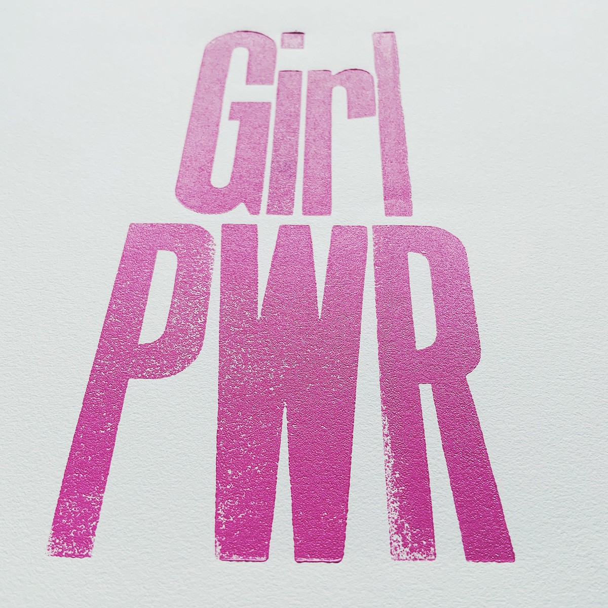 Girl PWR
Letterpress von papelami