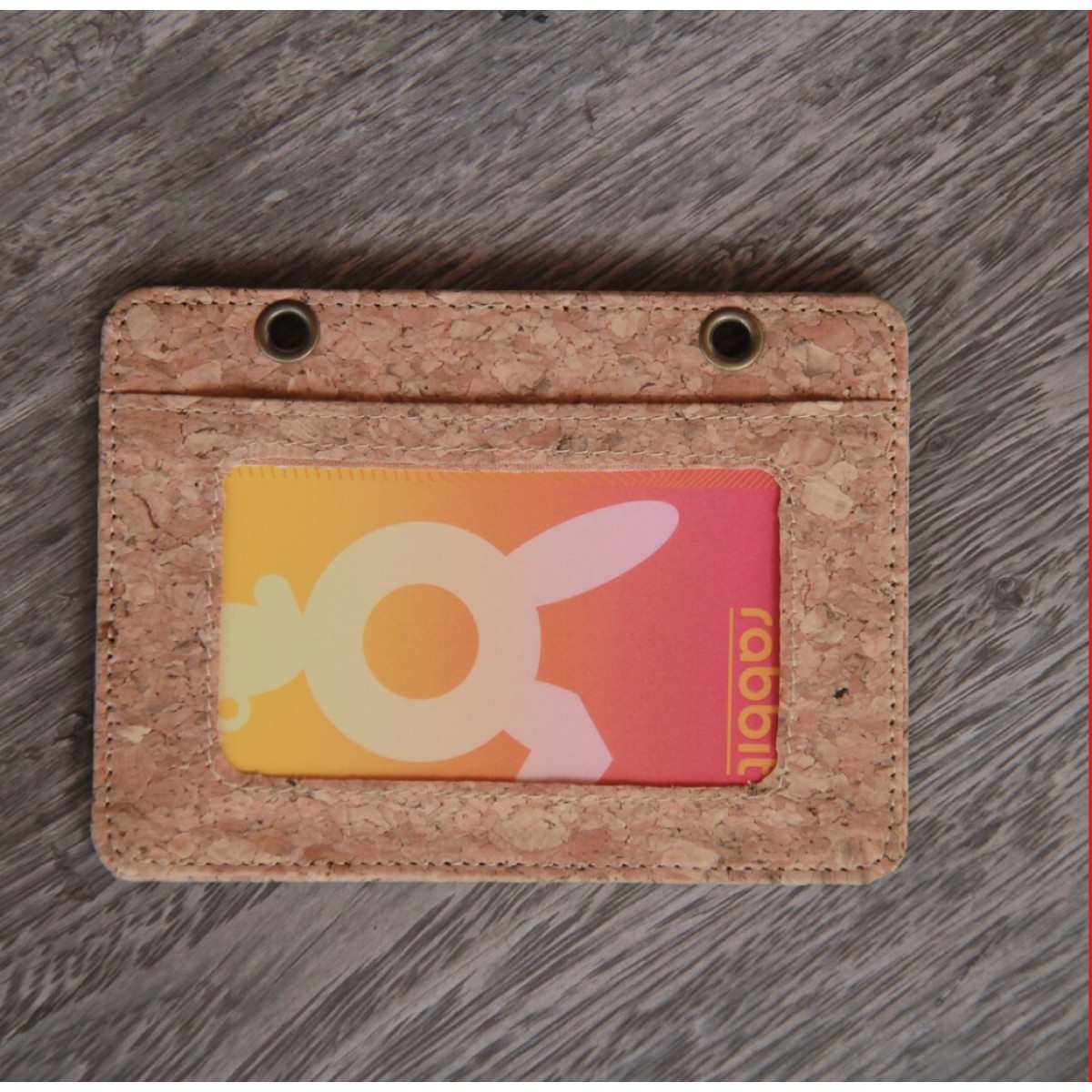 Kartenhalter & Lanyard aus Kork /  Ausweishülle, vegan ohne Plastik BY COPALA