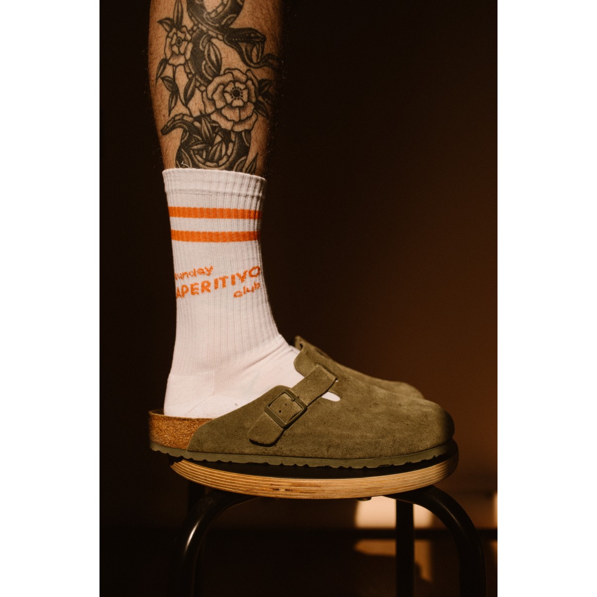 sunday aperitivo club socken - weiß - larrys fashion