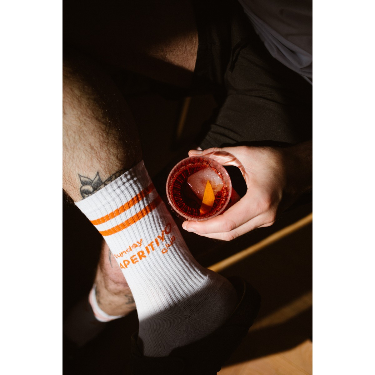 sunday aperitivo club socken - weiß - larrys fashion