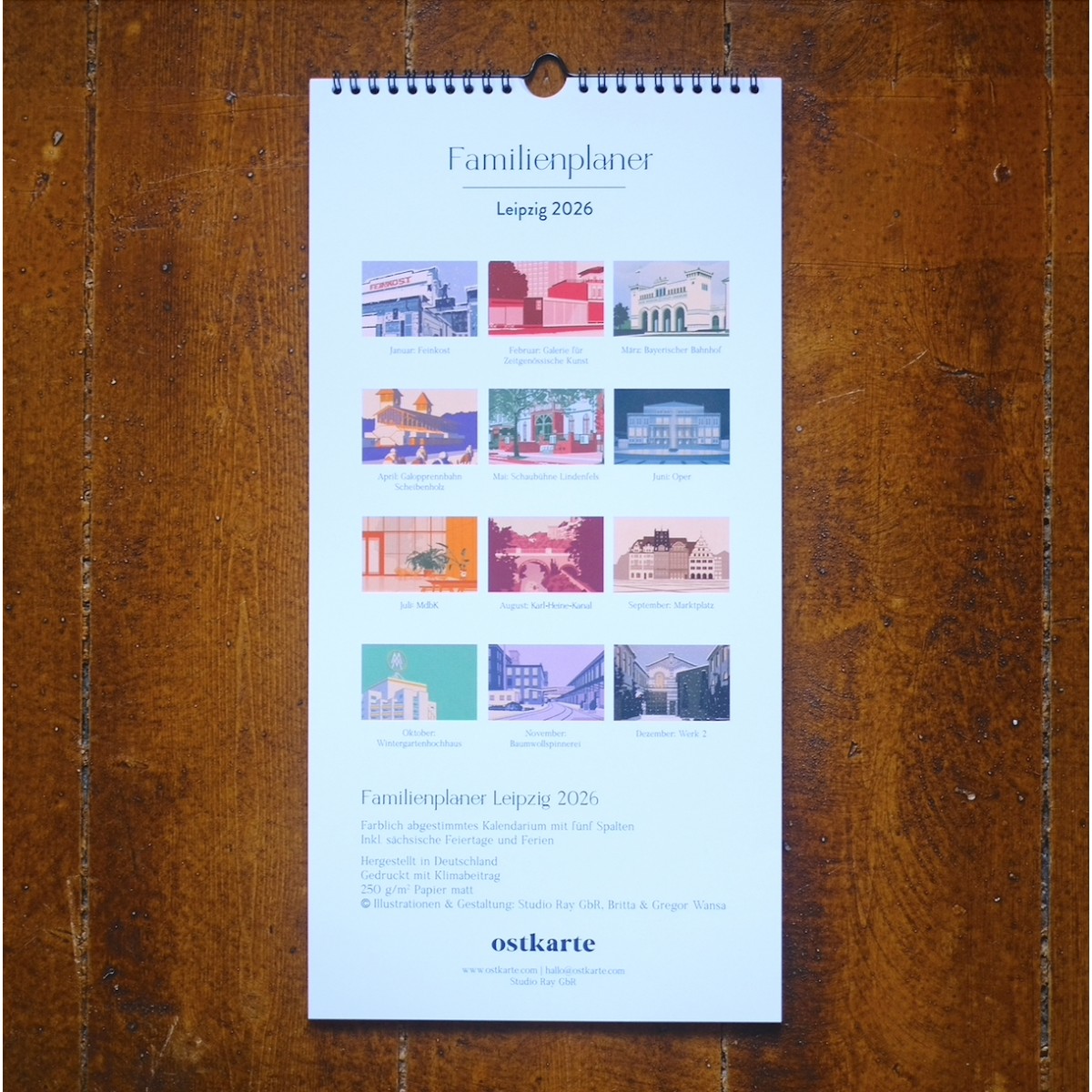 Leipzig Familienplaner 2026 | ostkarte
