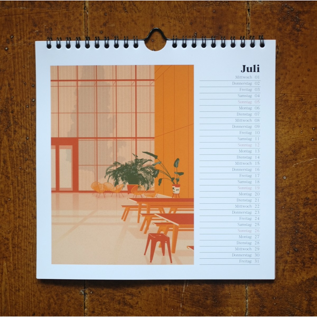 Leipzig Kalender 2026 - quadratisch, 21 x 21 cm | ostkarte