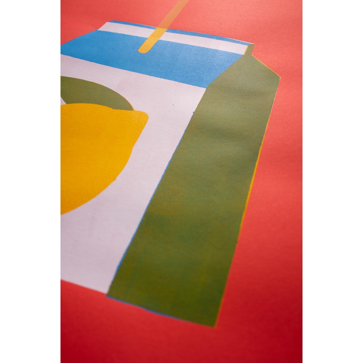 Martin Krusche - Schablonendruck »Limonade«, 50x70cm